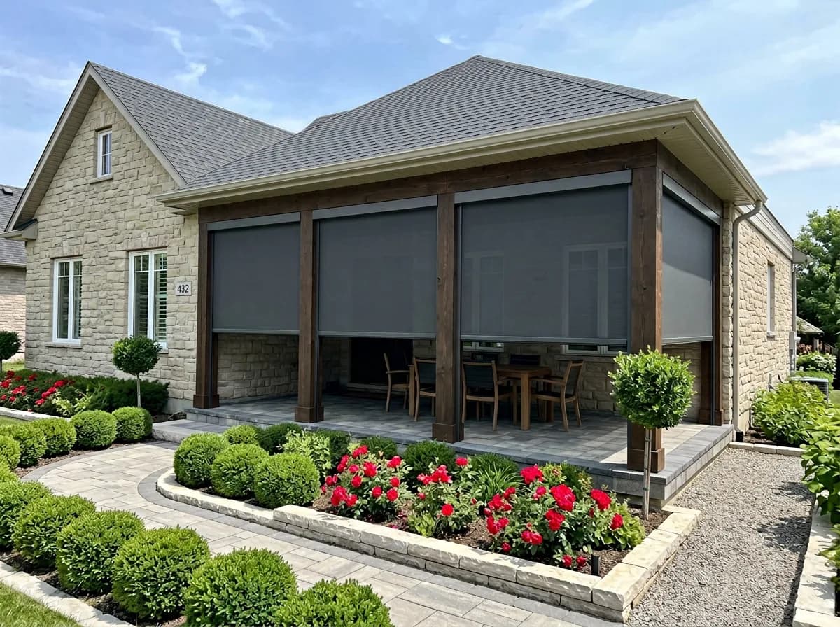 Outdoor Sun Shades installed in London, Ontario